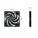 Arctic P12 Slim PWM PST wentylator - 120mm
