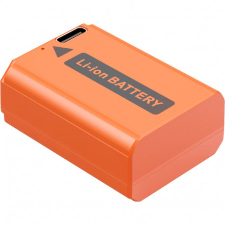 SmallRig 4965 NP-FW50 USB-C Rechargeable Camera Battery Orange
