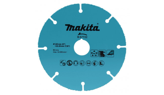 TUNGSTEN CARBIDE GRIT BLADE 125X22.23MM