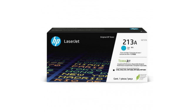 HP 213A Cyan Original LaserJet Toner Cartridge