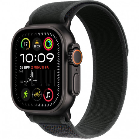 "APPLE Watch Ultra 2 GPS + Cellular 49mm Black Titanium Case with Black Trail Loop - M/L"