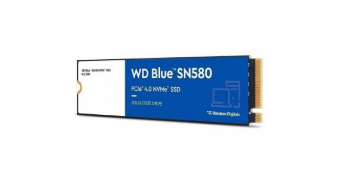 Western Digital SSD||Blue SN580|250GB|M.2|PCIe Gen4|NVMe|TLC|Write speed 2000 MBytes/sec|Read speed 