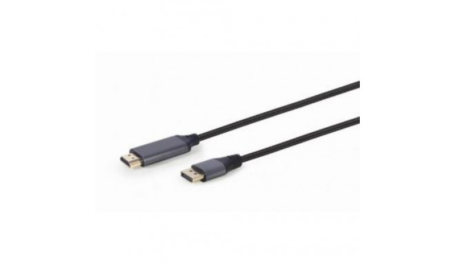 Gembird CABLE DISPLAY PORT TO HDMI/1.8M CC-DP-HDMI-4K-6