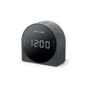 Muse Dual Alarm Clock radio PLL M-185CR AUX in,