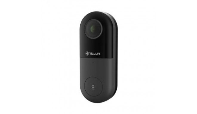 Tellur Smart WiFi Video DoorBell 1080P, PIR, Wired black