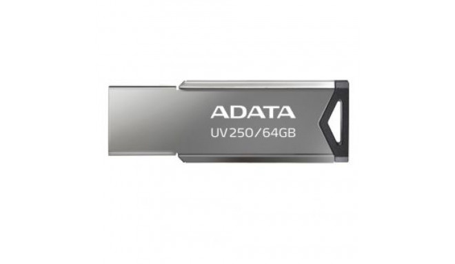 ADATA FlashDrive UV250 16GB Metal Black USB 2.0 Flash Drive, Retail