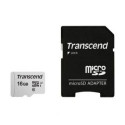 Transcend MEMORY MICRO SDHC 16GB W/ADAP/C10 TS16GUSD300S-A