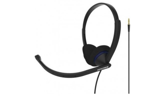 Koss Communication Headsets CS200i On-Ear, Microphone, Noise canceling, 3.5 mm, Black