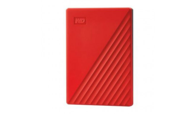 Western Digital External HDD||My Passport|2TB|USB 2.0|USB 3.0|USB 3.2|Colour Red|WDBYVG0020BRD-WESN