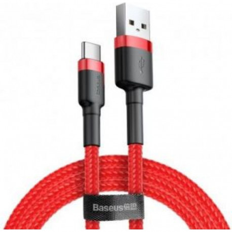 Baseus CABLE USB TO USB-C 2M/RED CATKLF-C09
