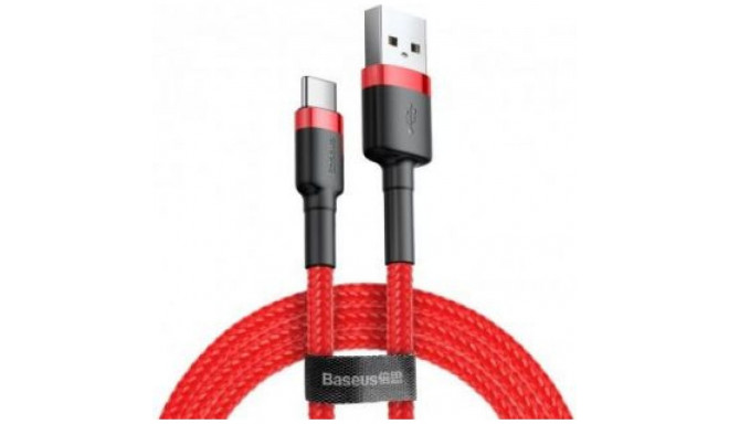 Baseus CABLE USB TO USB-C 2M/RED CATKLF-C09