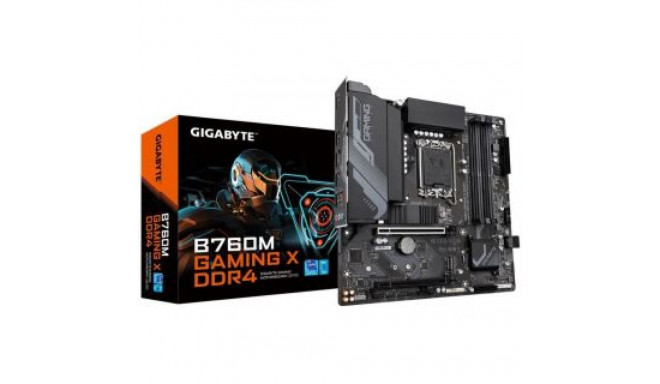 Gigabyte Mainboard||Intel B760 Express|LGA1700|Micro-ATX|Memory DDR4|Memory slots 4|1xPCI-Express 3.