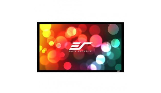 Elite Screens SableFrame Series ER100WH1 Diagonal 100 ", 16:9, Viewable screen width (W) 221 cm, Bla