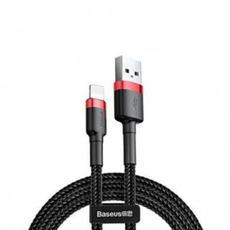 Baseus CABLE LIGHTNING TO USB 1M/RED/BLACK CALKLF-B19