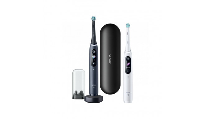 Oral-B Electric Toothbrush iO8 Series Duo Rechargeable, For adults, Number of brush heads included 2