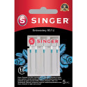 Singer Embroidery Needle 90/14 5PK