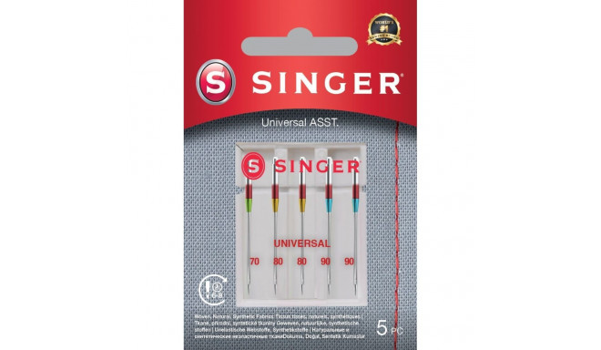 Singer Universal Needle ASST 5PK for Woven Fabrics