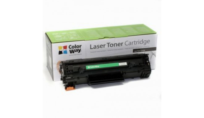 ColorWay Toner Cartridge, Black, Canon: 728/726, HP CE278A