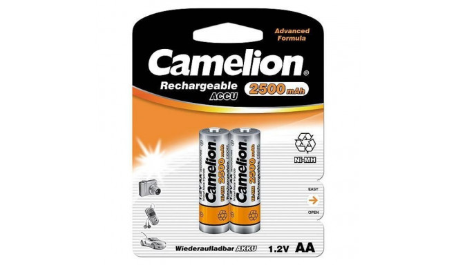 Camelion AA/HR6, 2500 mAh, Rechargeable Batteries Ni-MH, 2 pc(s)