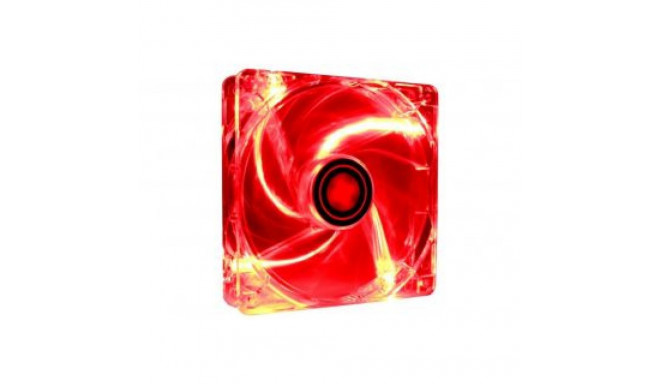 XILENCE CASE FAN 120MM TRANSP 3PIN+4P/RED 12V XF046