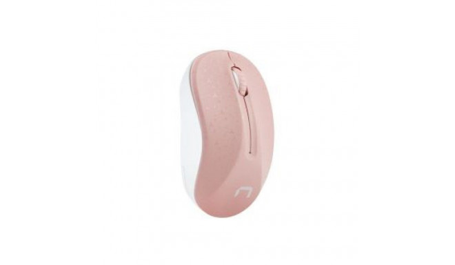 Natec Mouse, Toucan, Wireless, 1600 DPI, Optical, Pink-White