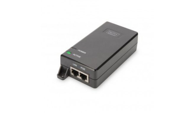 Digitus Gigabit Ethernet PoE+ Injector DN-95103-2 Ethernet LAN (RJ-45) ports 1xRJ-45 10/100/1000 Mbp