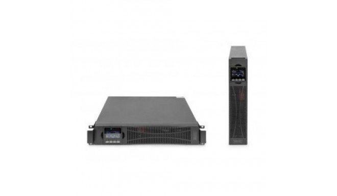 Digitus OnLine UPS, rack/tower, 3000VA, 3000W, LCD, 8 x C13, 1 x C19, RS-232, USB, SNMP card (option