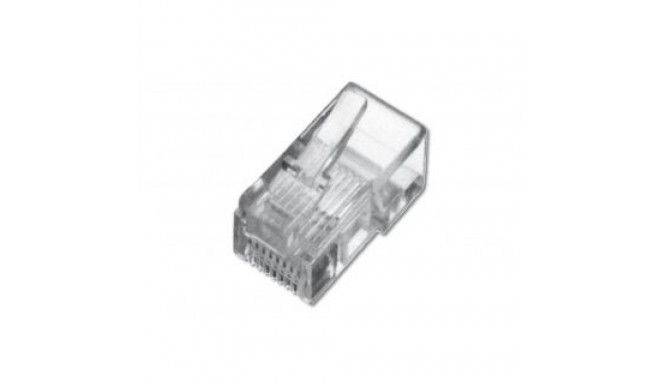 Digitus A-MO 8/8 SR Modular Plug, for stranded Round Cable, 8P8C unshielded, CAT 5e, RJ45