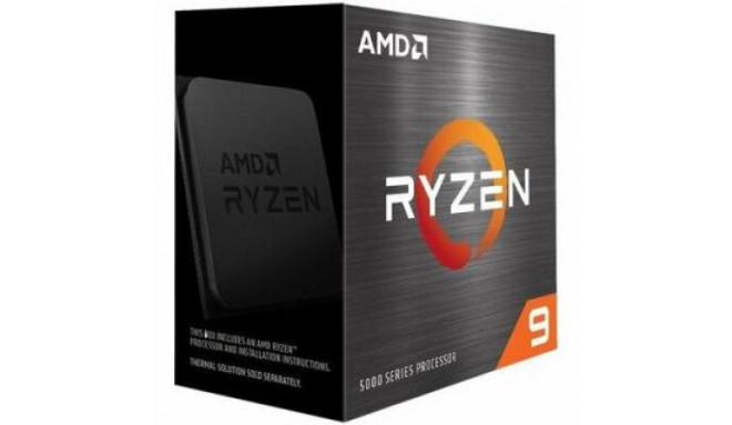 AMD Ryzen 9 5900X, 3.7 GHz, AM4, Processor threads 24, Packing Retail, Processor cores 12, Component