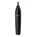 Philips Nose and Ear Trimmer NT1650/16 Wet&Dry, Black, Cordless