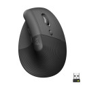 Wireless ergonomic mouse Logitech Lift, Graphite