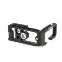 3 Legged Thing OLLIEQD B 90mm Arca L Bracket Dark/Matte Blk for OM System OM 1 / OM 1 Mk II