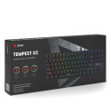 Savio Tempest x2 RGB mehaaniline klaviatuur, Outemu SININE