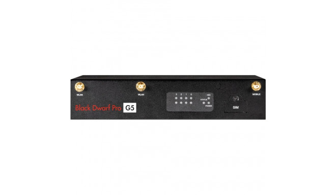 Securepoint Black Dwarf Pro G5 hardware firewall Desktop 2.83 Gbit/s