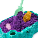 Kinetic Sand , Mermaid Crystal Playset, Over 1lb of Play Sand, Gold Shimmer Sand, Storage and Tools,