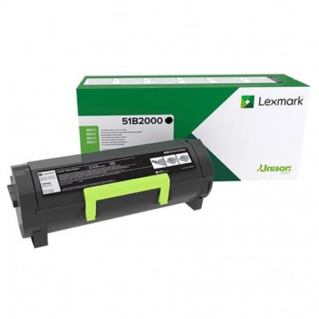 Lexmark 51B2000 originaal must toonerkassett