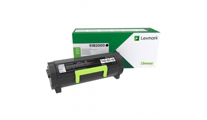 Lexmark 51B2000 originaal must toonerikassett