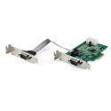 StarTech.com 2-port PCI Express RS232 Serial Adapter Card - PCIe RS232 Serial Host Controller Card -