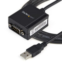 StarTech.com 1 pordi FTDI USB-Serial RS232 adapterkaabel COM-i säilitamisega