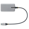 StarTech.com 3-pordiline USB-jaotur Ethernetiga - 3x USB-A porti - Gigabit Ethernet (RJ-45) - USB 3.