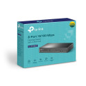 TP-Link TL-SF1008LP võrgulüliti Haldamata Kiire Ethernet (10/100) Toite üle Etherneti (PoE) Must