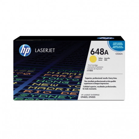 HP 648A kollane originaal LaserJet tooner