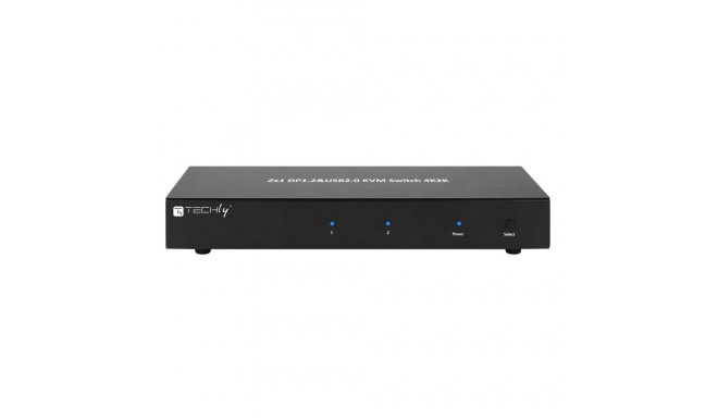 Techly IDATA DP-KVM2 KVM switch Black