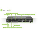 Techly IDATA DP-KVM2 KVM lüliti Must