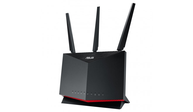 ASUS AX5700 RT-AX86U PRO traadita ruuter Gigabit Ethernet Kaksikside (2.4 GHz / 5 GHz) 4G Must, Puna