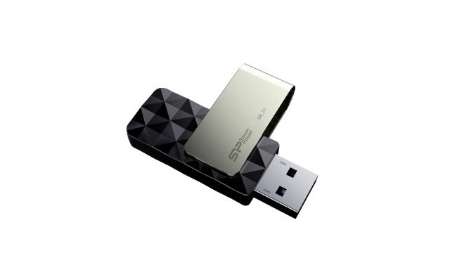 Silicon Power Blaze B30 USB mälupulk 256 GB USB Type-A 3.2 Gen 1 (3.1 Gen 1) must, hõbedane