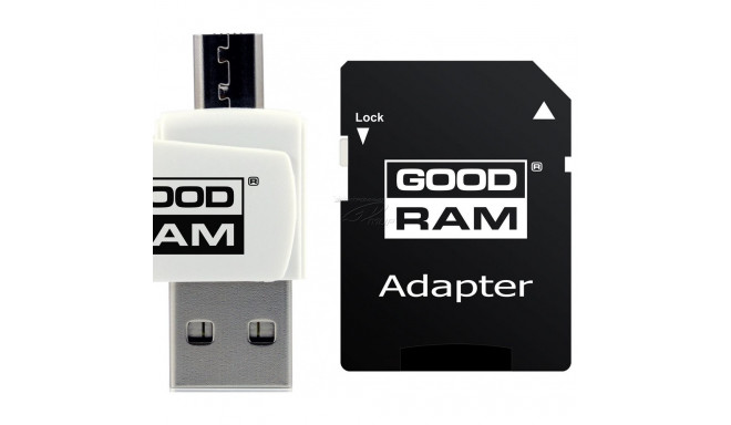 Goodram All in one M1A4-0640R12 mälukaart 64 GB MicroSDXC Class 10 UHS-I + kaardilugeja