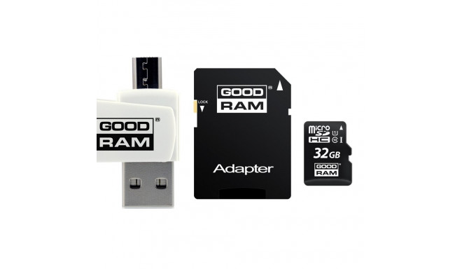 Goodram M1A4-0320R12 mälukaart 32 GB MicroSDHC Class 10 UHS-I