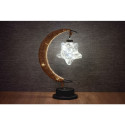 Table lamp bedside Twirl star Art Deco (version 3) EID