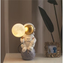 Moon table lamp ASTRONAUT sitting Art Deco (model 4) AMTL